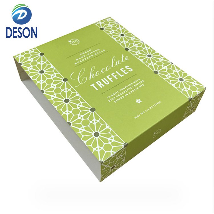 Deson Custom Frosted Laminated Hot Stamping Rigid Paper Printing Slide Out Color Box with Sleeve Ring Gift Cardboard Lunch Box