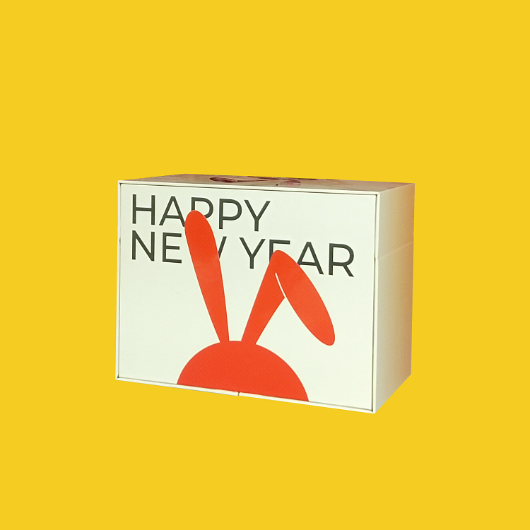 Luxury festival paper gift box for holiday packaging box with drawer manufacturing by Chinese company