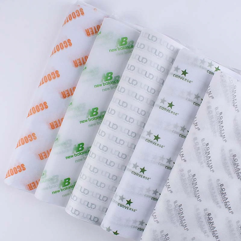 Nicro 17g Tissue Printing Foil Gold LOGO Custom Your LOGO Gift Wrapping Paper Packaging Paper