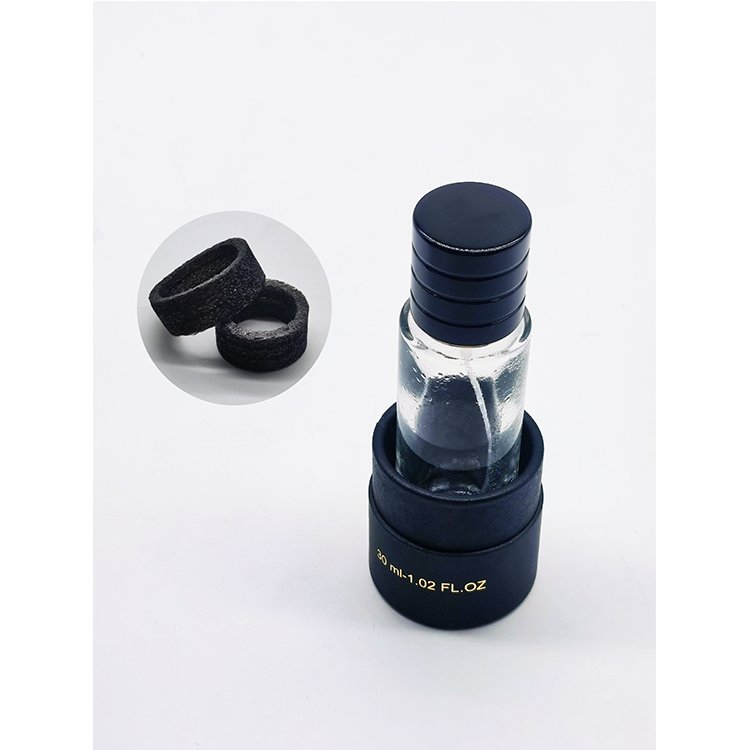 Eco friendly cardboard cosmetic paper tube beard oil bottle packaging tubes