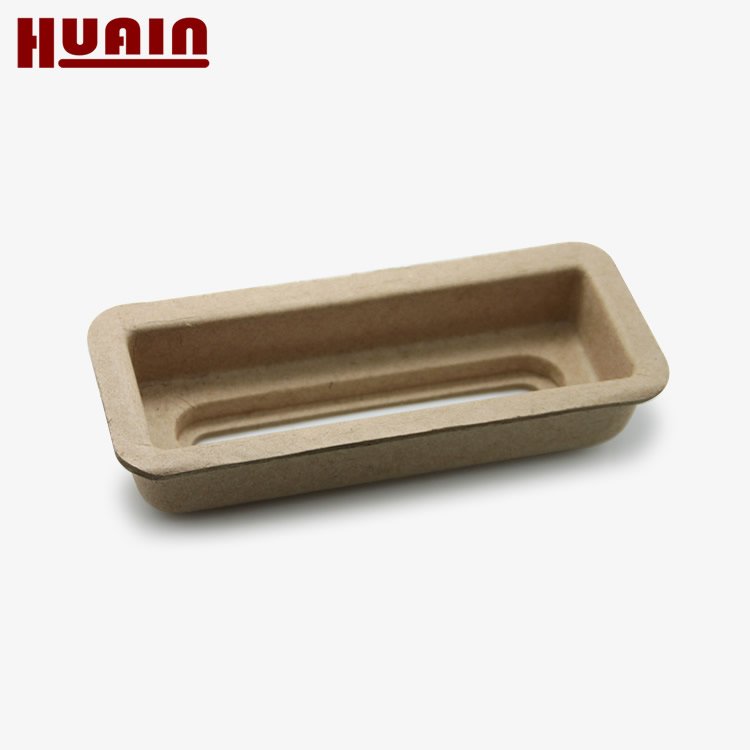 Eco-friendly Molded Paper Pulp Foam Inlay Tray Packaging