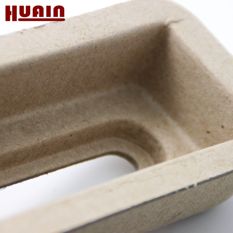 Eco-friendly Molded Paper Pulp Foam Inlay Tray Packaging