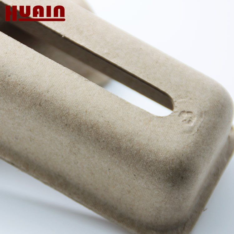 Eco-friendly Molded Paper Pulp Foam Inlay Tray Packaging