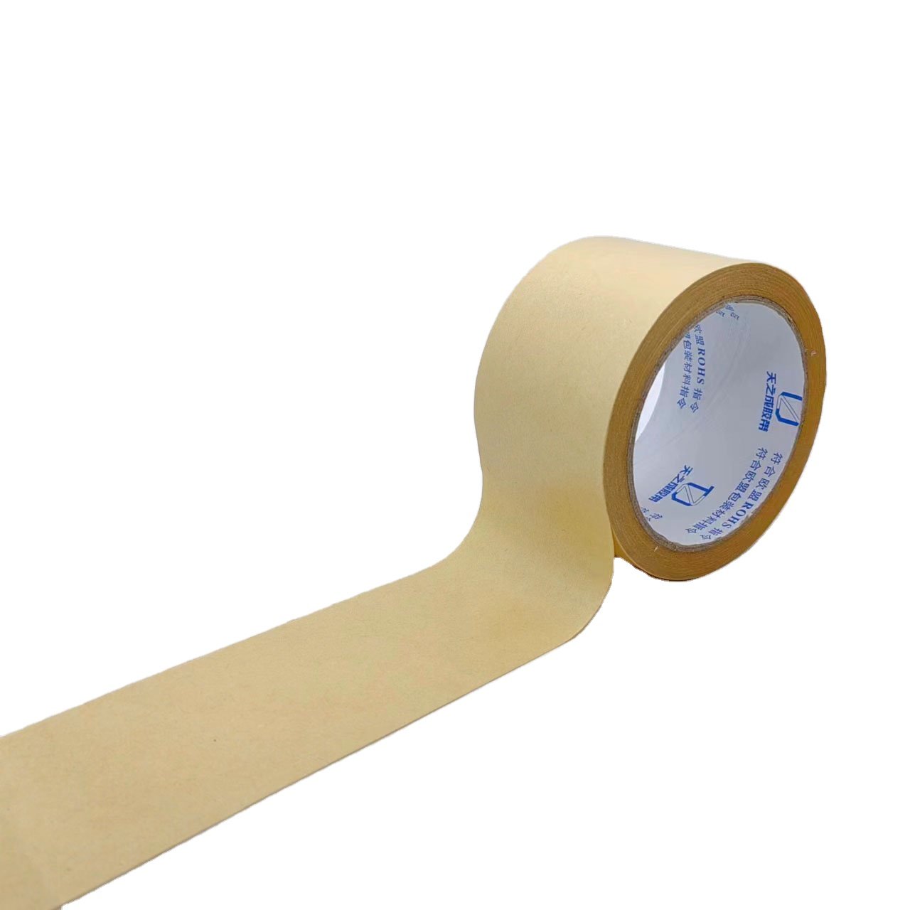 Custom Thick Eco-Friendly Gummed Kraft Paper Tape Single Sided Adhesive Waterproof Hot Melt for Carton Sealing