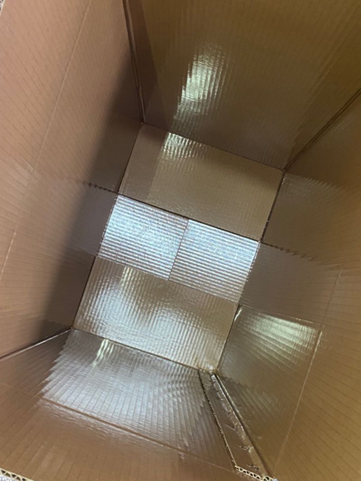 Custom Cardboard Carton Boxes Cold Shipping Frozen Food Cooler Food Packaging Box with Handle Fruit Frozen Food