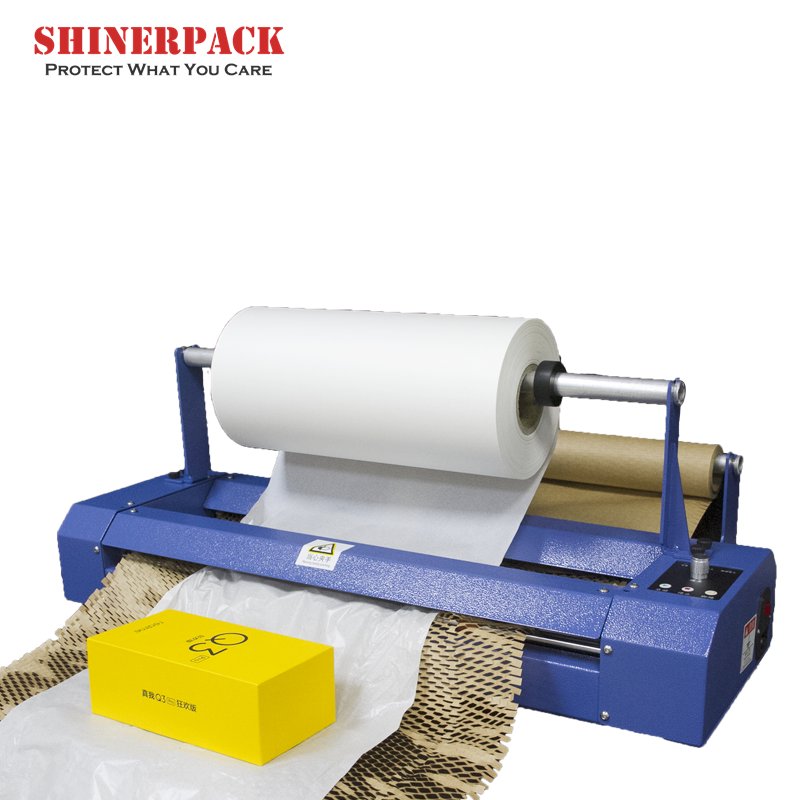 Degredable Recycled Paper Filler Honeycomb Wrapping Paper Packaging Honeycomb Paper Roll For Fragile Craft