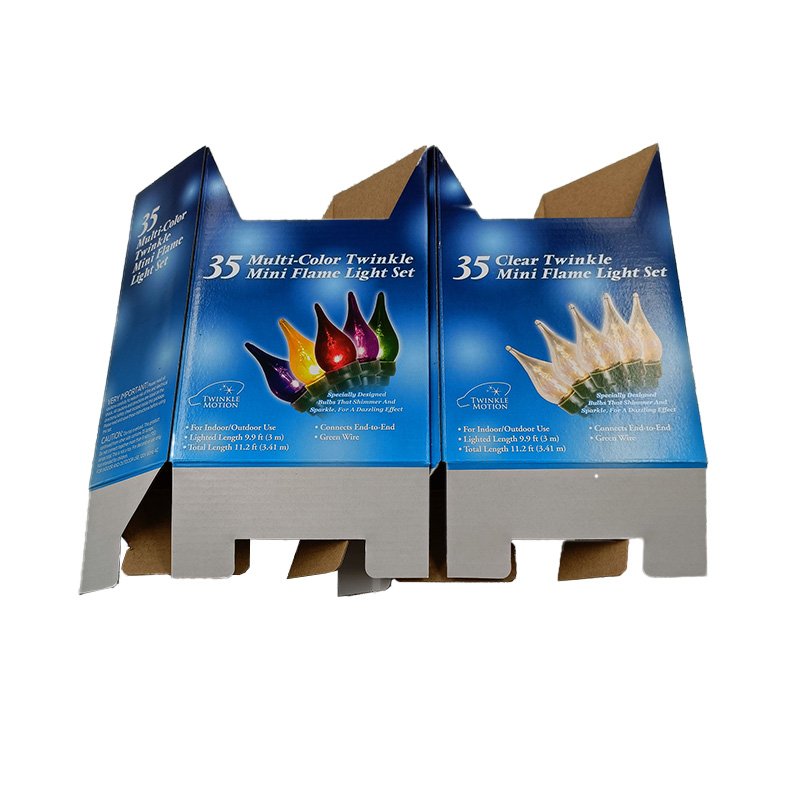 Manufacturer direct selling packaging boxes clear pvc window christmas gift box with ribbon