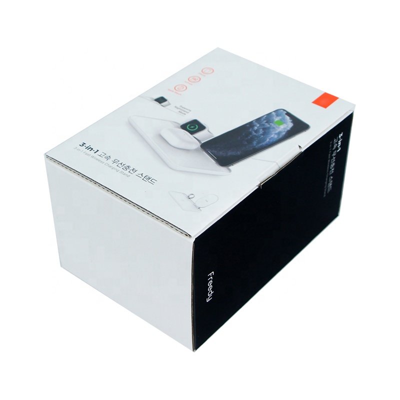 Shenzhen Custom Power Bank Paper Packaging Box Customized Logo Wireless Power Bank Charger Shipping Gift Box