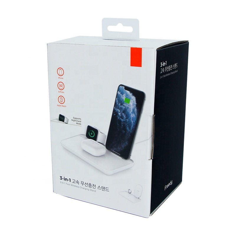 Shenzhen Custom Power Bank Paper Packaging Box Customized Logo Wireless Power Bank Charger Shipping Gift Box