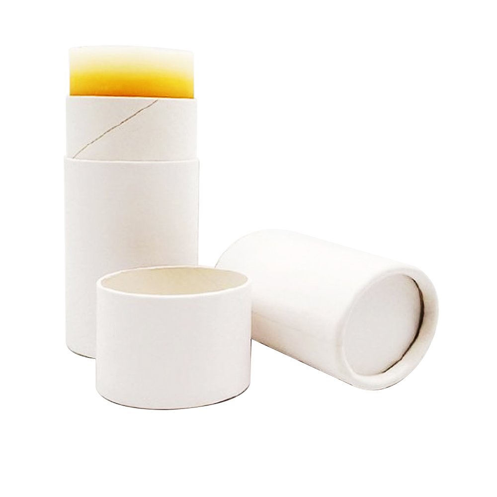 Recyclable Paper Tube Packaging For Natural Deodorant Kraft Cardboard Push-up Tube Packaging For Lip Balm Lipsticks