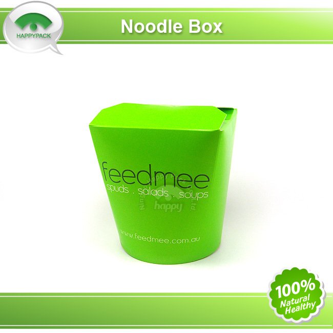 disposable kraft paper take away paper noodle box food container custom colour logo