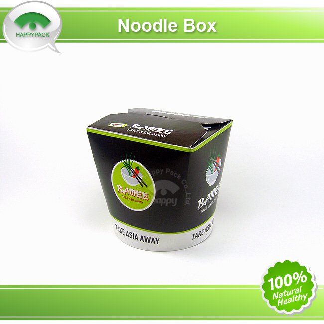 disposable kraft paper take away paper noodle box food container custom colour logo