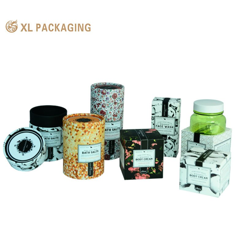 Wholesale Customized Round Box Paper Tube Cylinder Cardboard Kraft Packaging Box Round Box Packaging