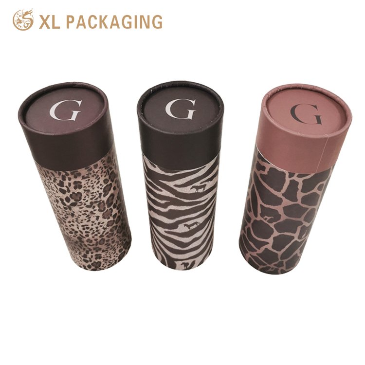 Wholesale Customized Round Box Paper Tube Cylinder Cardboard Kraft Packaging Box Round Box Packaging