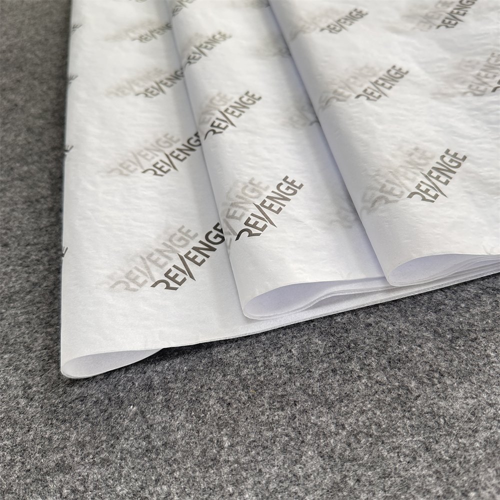 Personalised Clothes Apparel Packaging Sheets White Tissue Wrap Paper