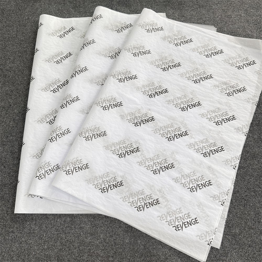 Personalised Clothes Apparel Packaging Sheets White Tissue Wrap Paper