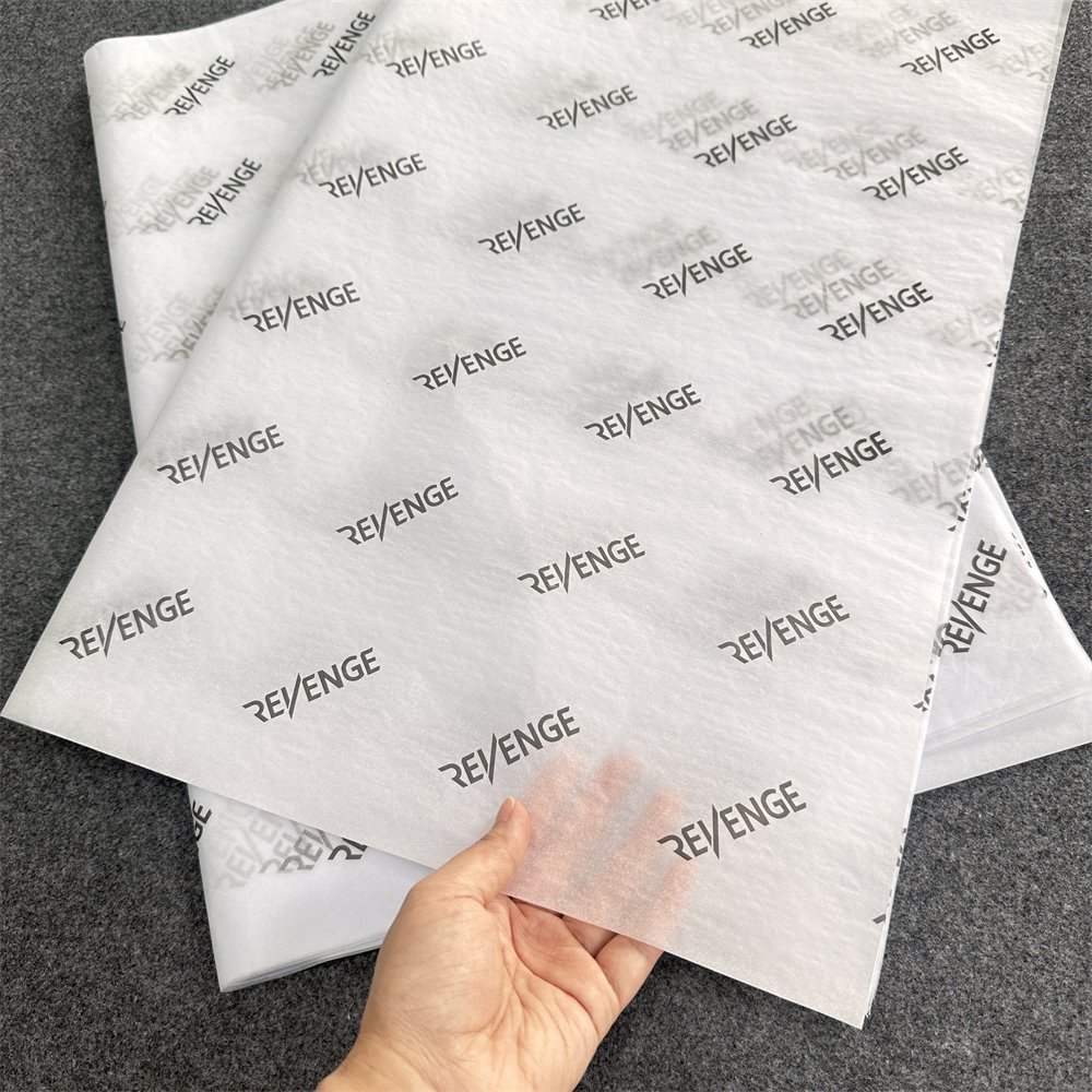 Personalised Clothes Apparel Packaging Sheets White Tissue Wrap Paper