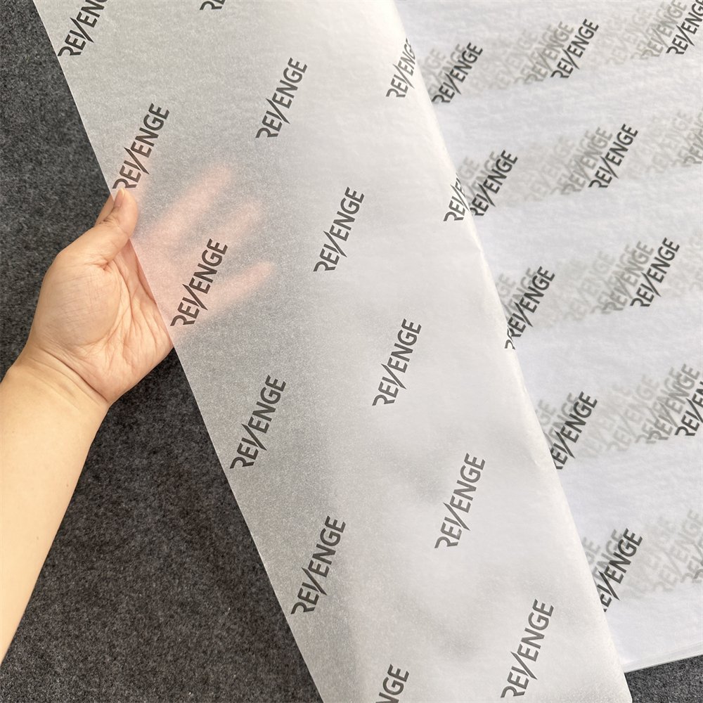 Personalised Clothes Apparel Packaging Sheets White Tissue Wrap Paper