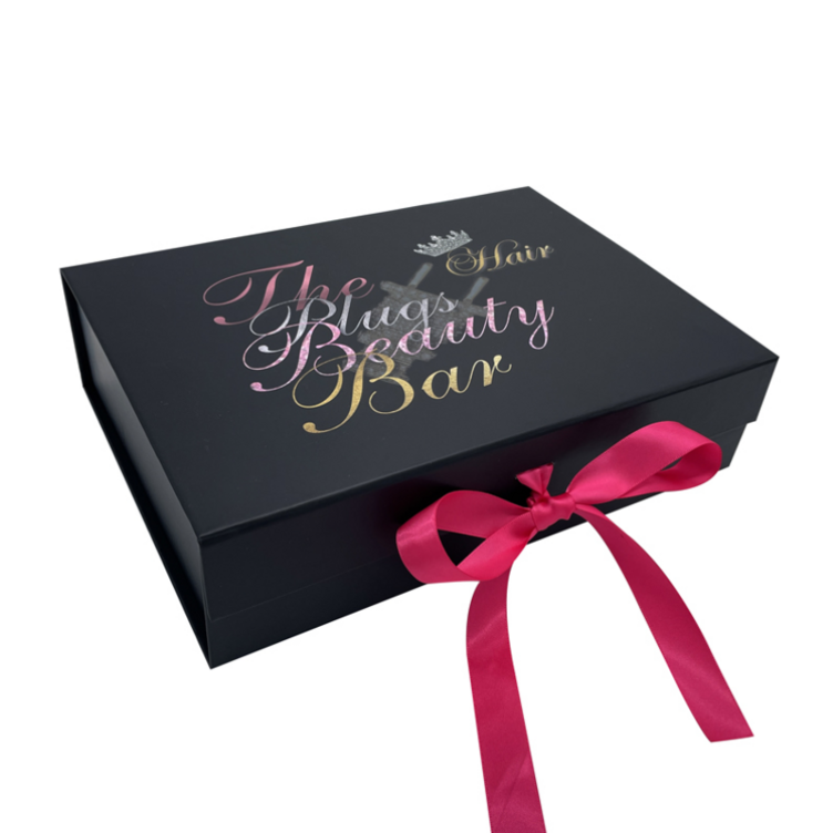 Luxury Rigid Cardboard Large Magnetic Cosmetic Packaging Paper Magnet Gift Box With Custom Logo