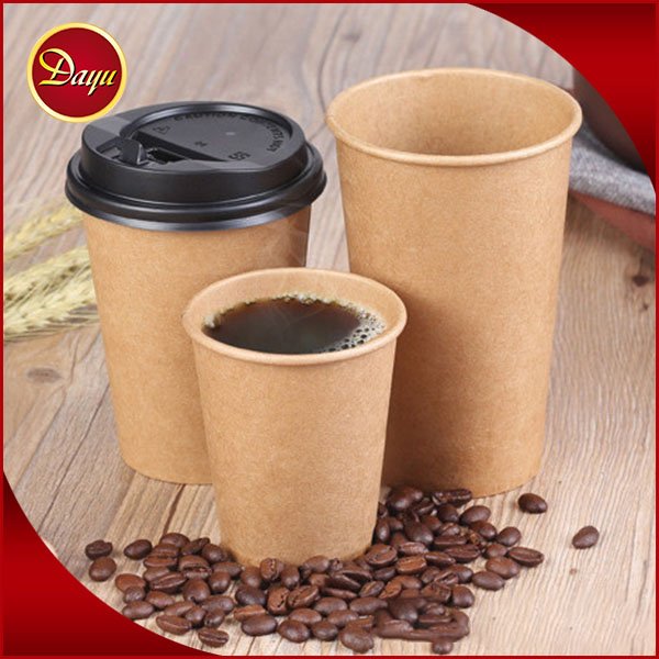 Custom Printed Kraft paper Food packaging Take Away Lunch Box And Salad Soup Bowl Coffee Cup