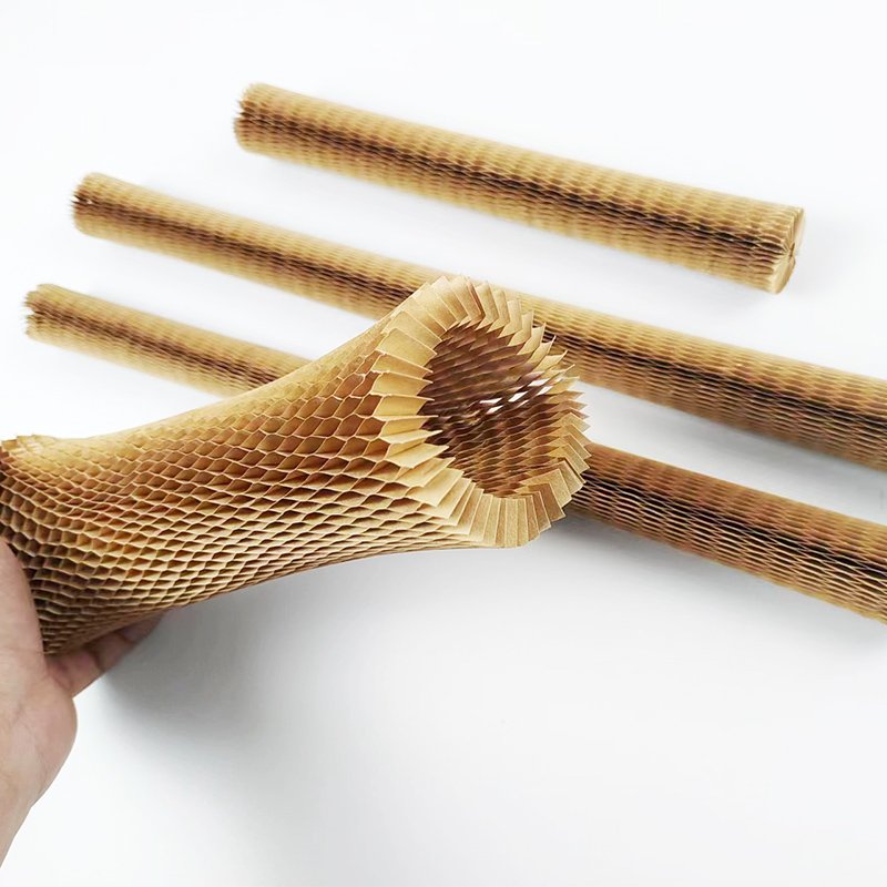 Wholesale Cushioning Filling Buffer Packing Roll Protective Packing Honeycomb Paper SLeeve