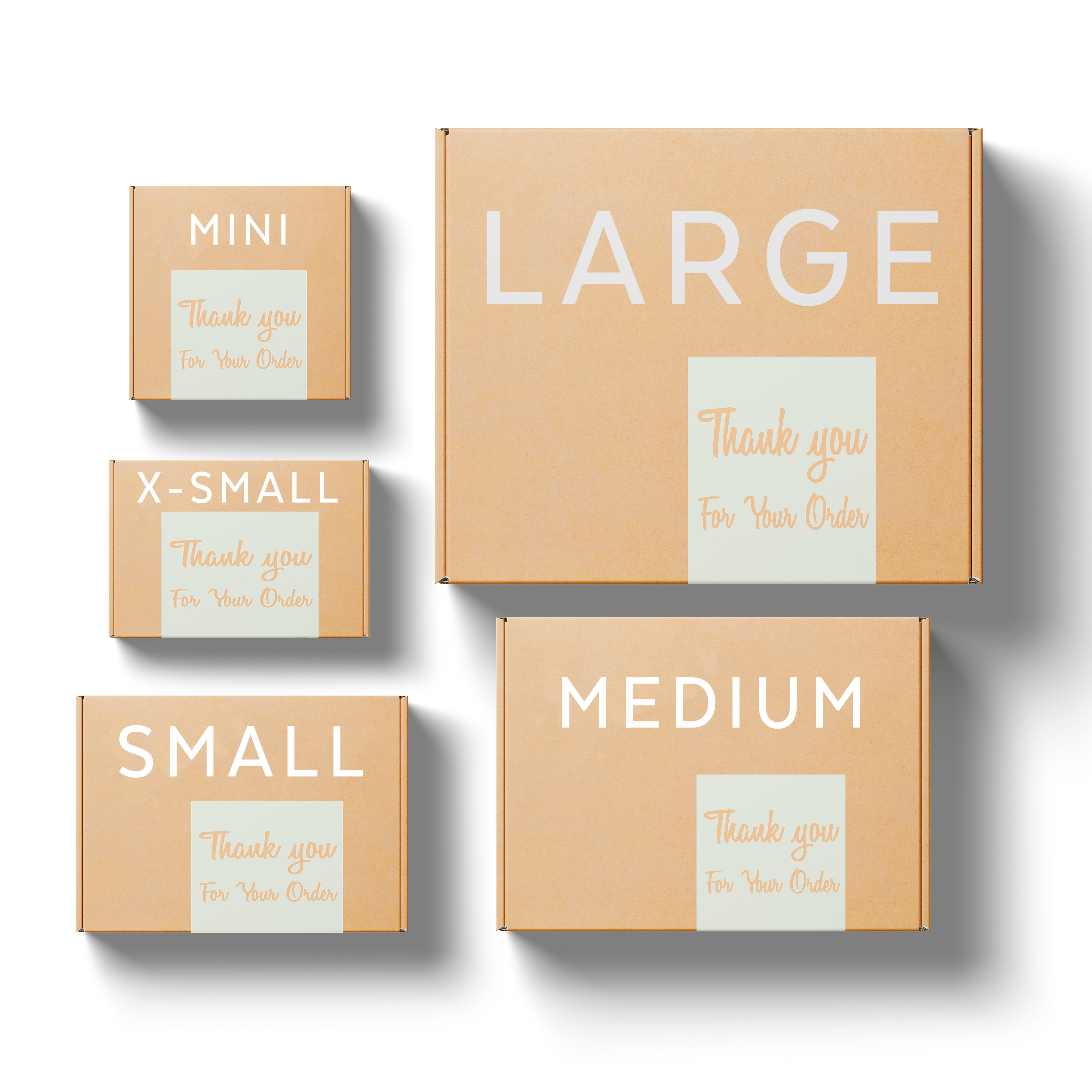 HENGXING Customisable Kraft Corrugated Mailer Box Eco-Friendly Shipping Paper Gold Foil Embossing Free Sample Cosmetic