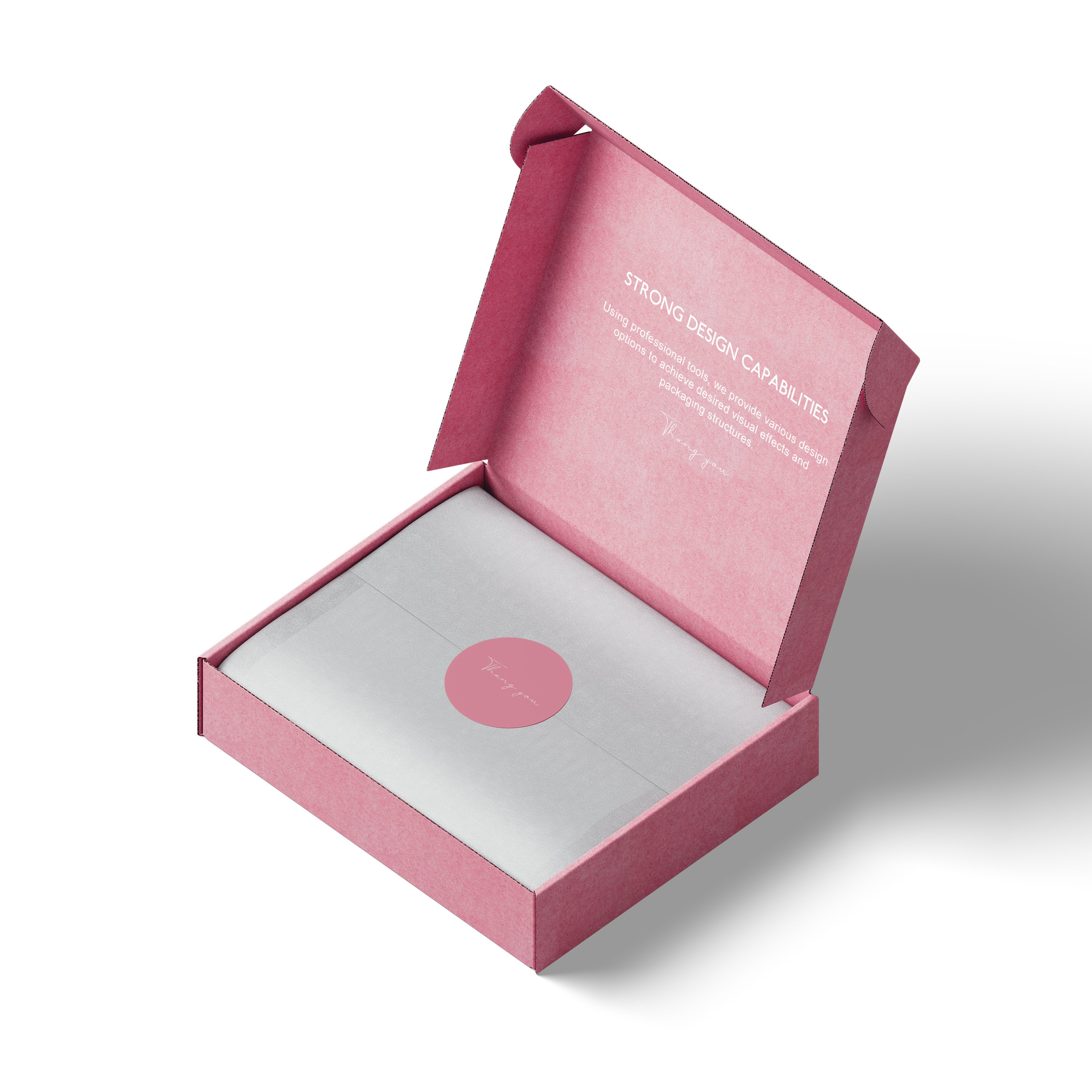 HENGXING Customisable Kraft Corrugated Mailer Box Eco-Friendly Shipping Paper Gold Foil Embossing Free Sample Cosmetic