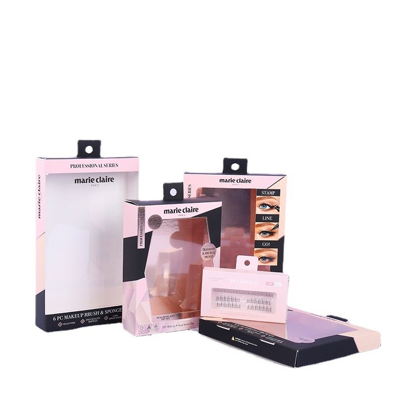 china wholesale kraft red lash shampoo gift lunch eyelash paper boxes for lashes packaging