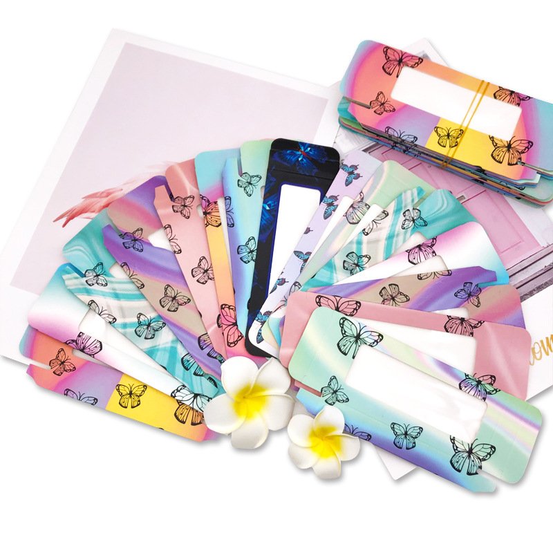 china wholesale kraft red lash shampoo gift lunch eyelash paper boxes for lashes packaging