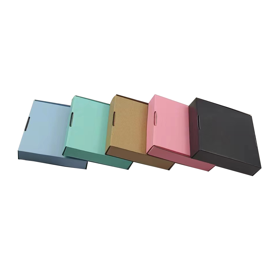 Kraft Packaging Boxes for Small Business Square Envelope Mailer Folding Paper Packaging