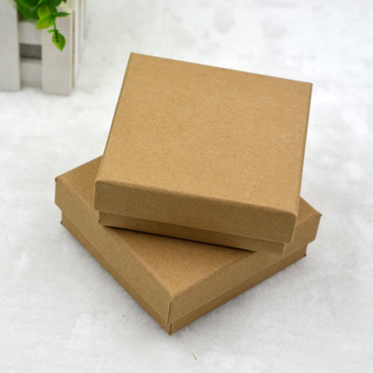 High Quality Recycled Brown Kraft Standard Paper Small Luxury Handmade Boxes For Soap Packages With Insert