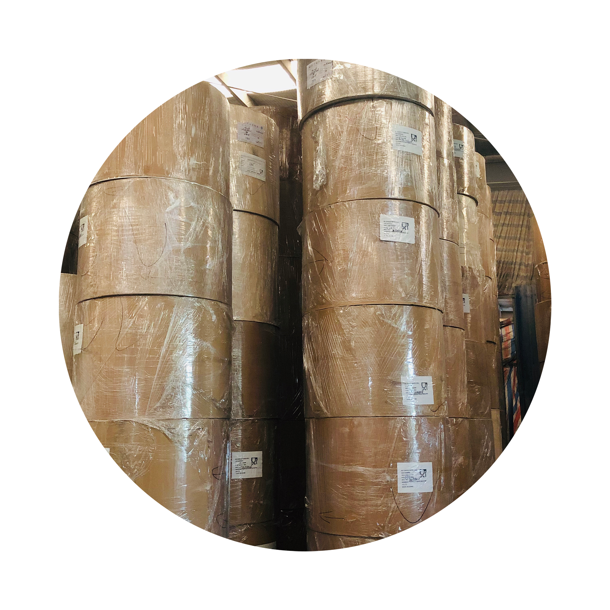paper kraft High Quality Oem White Kraft Brown 80-320Gsm Printed White Kraft Paper Roll for custom printed paper bread bags