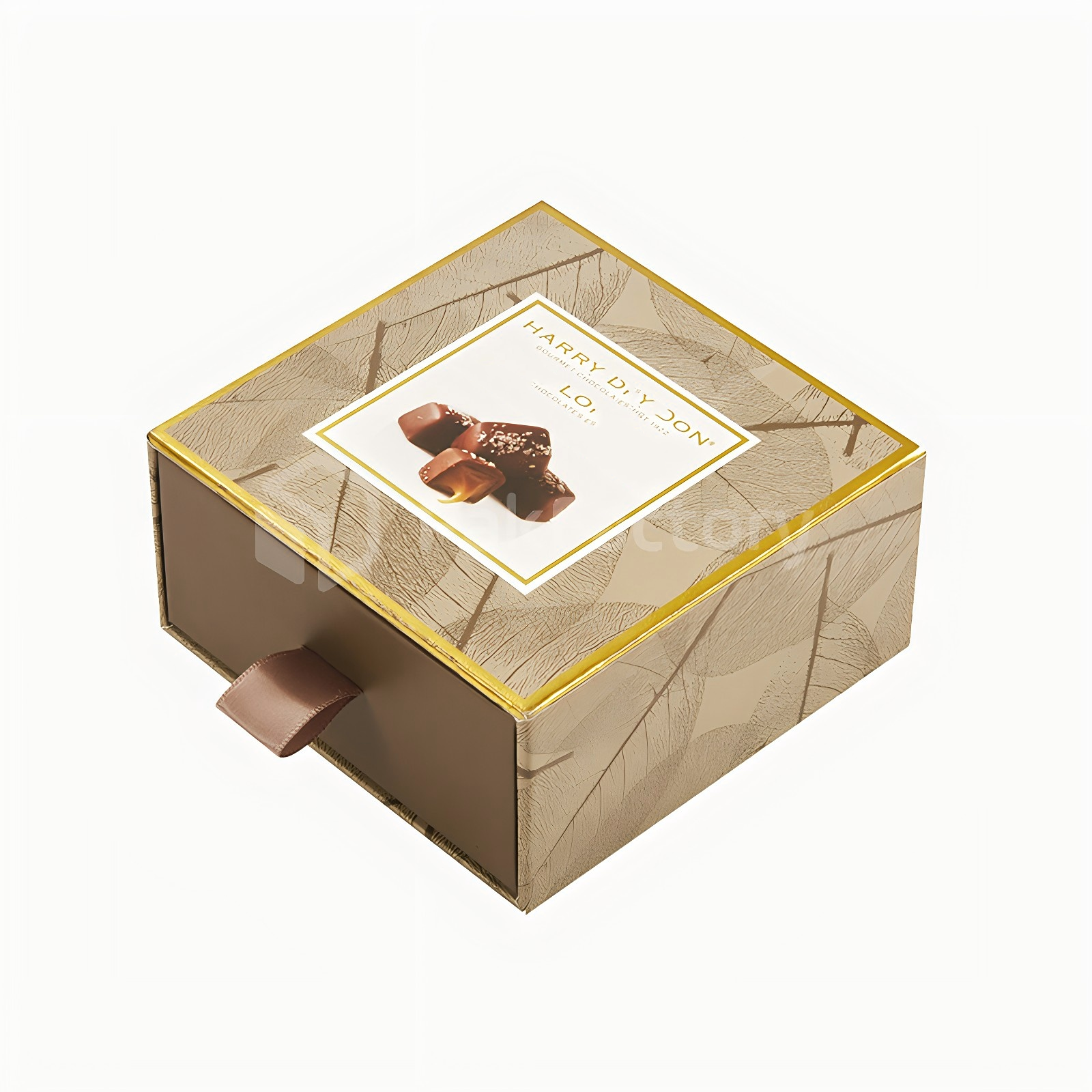 Wholesale Luxury Custom Chocolate Drawer Gift Packaging Box for Chocolates with Paper Dividers