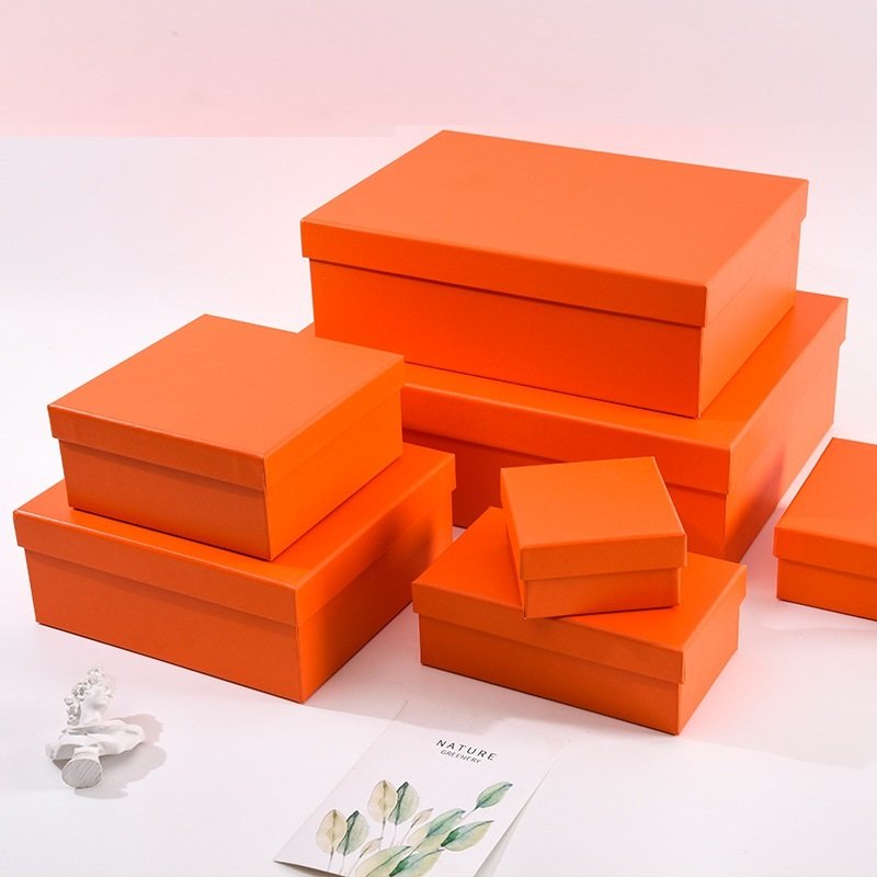 Custom Logo Oem Golden Supplier Blank Cardboard Kraft Gift Packaging Paper Boxes