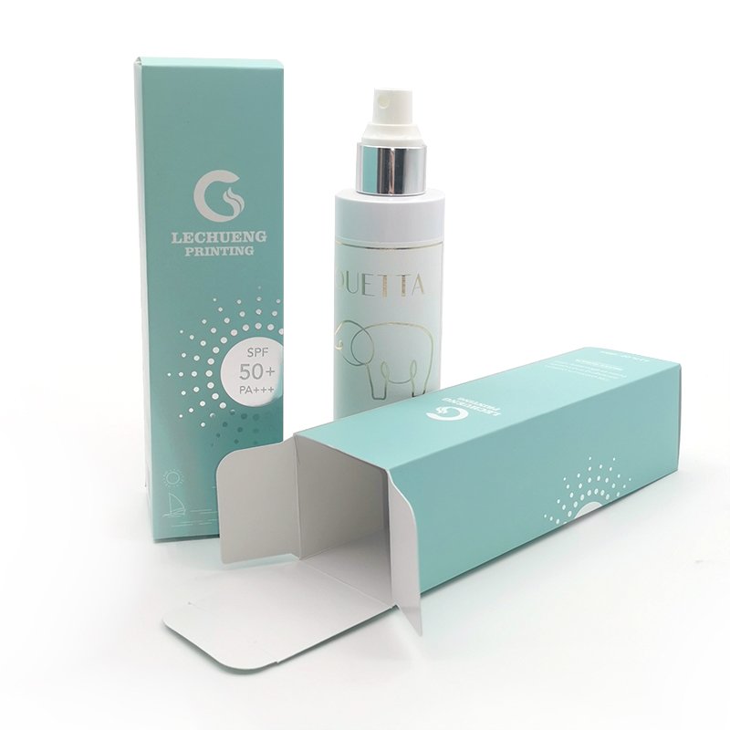 Custom Luxury Print Skin Care Paper Box Packaging Glass Essential Oil Dropper Bottle Cosmetic Box Packaging