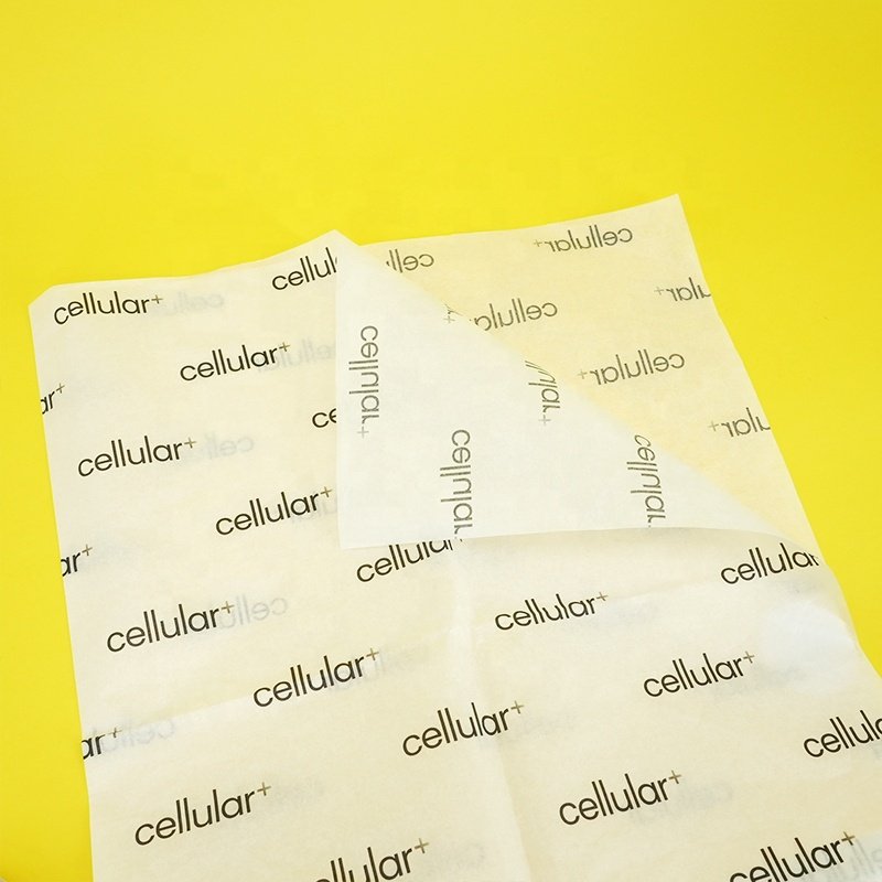 Custom tissue paper China factory gift wrapping paper with company logo garment packaging paper for flower with sticker
