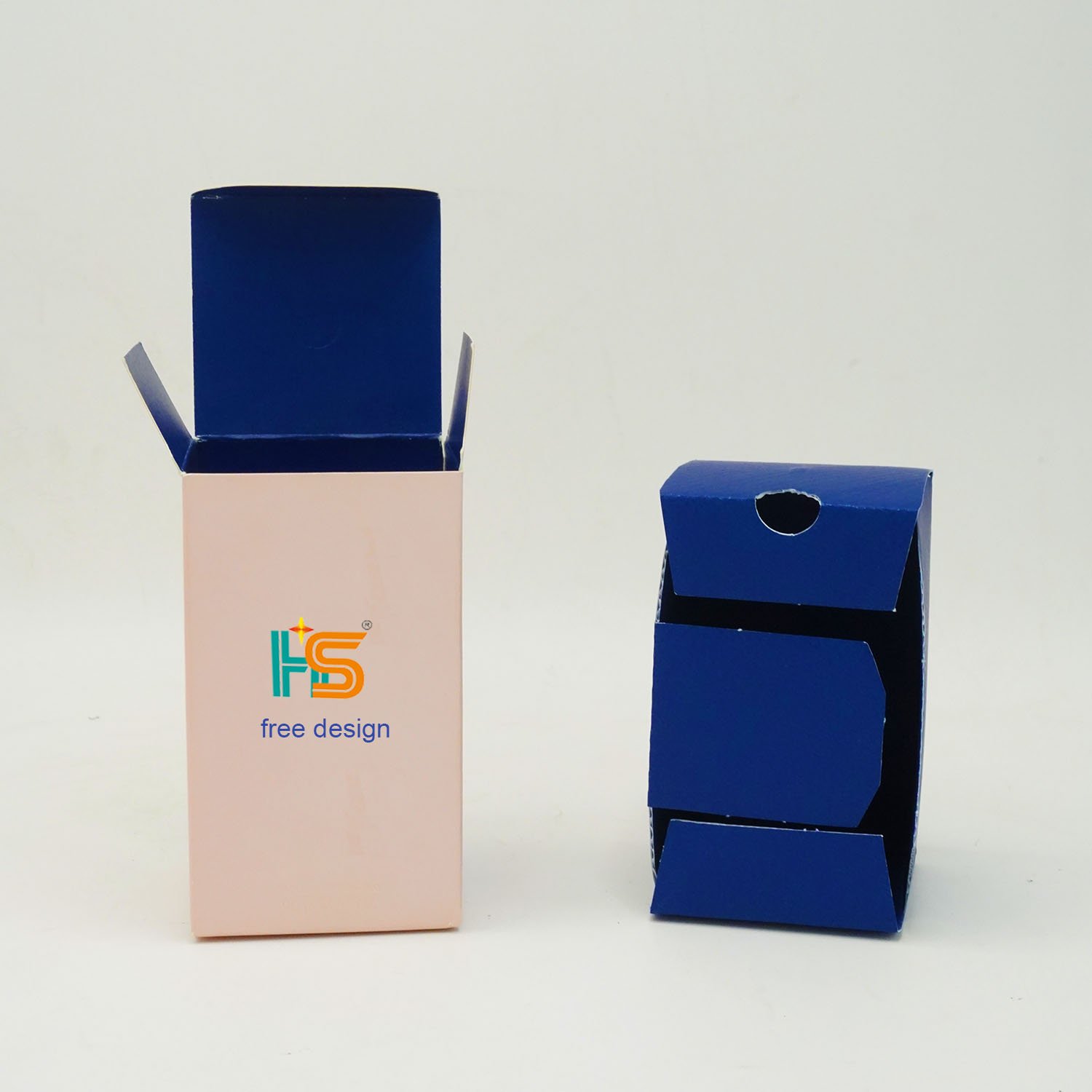 Face Cream Serum Lotion Box Printing Logo Customized White Card Cosmetic Packaging Paper Box
