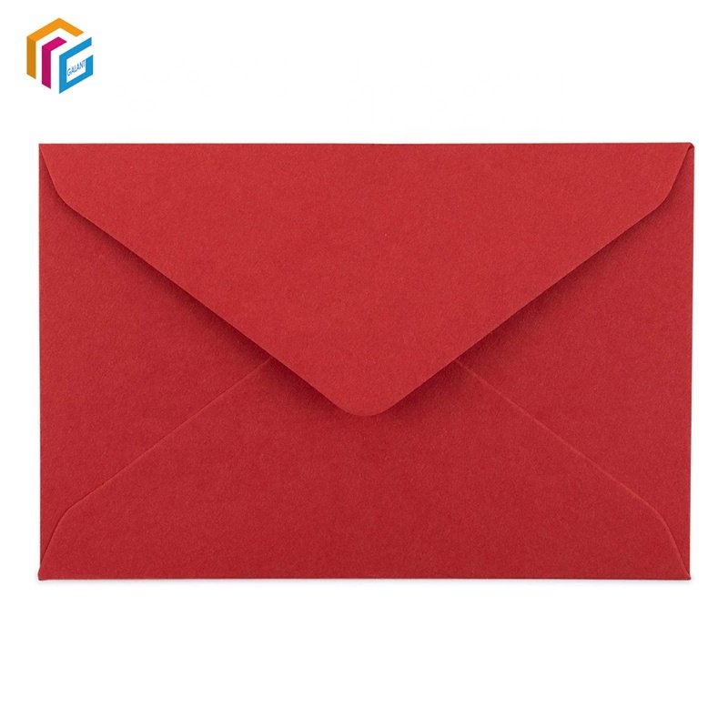 Wholesale Custom Logo Gold Foil Envelope Thank You Packaging Wedding Glitter Paper Envelope
