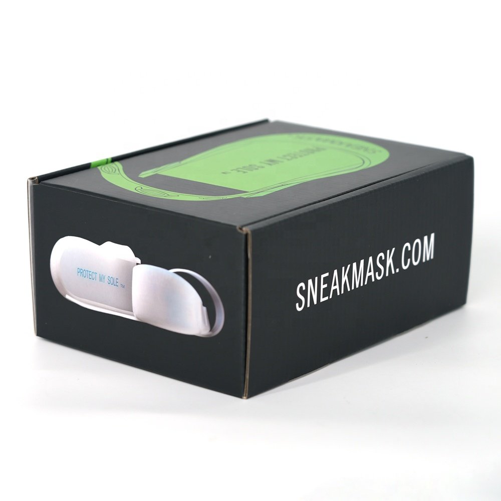 Custom Corrugated Box Black Shipping Boxes Clothes Bag Mailer Gift Packaging Paper Box Wholesale with logo printing