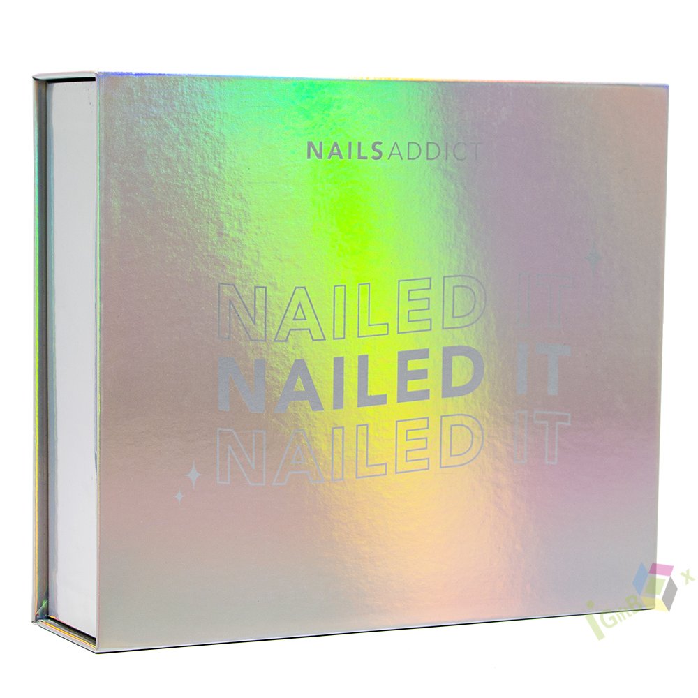 Luxury Design Custom Printing Holographic Cosmetic Box Packaging Paper Gift Box with Magnetic Closure