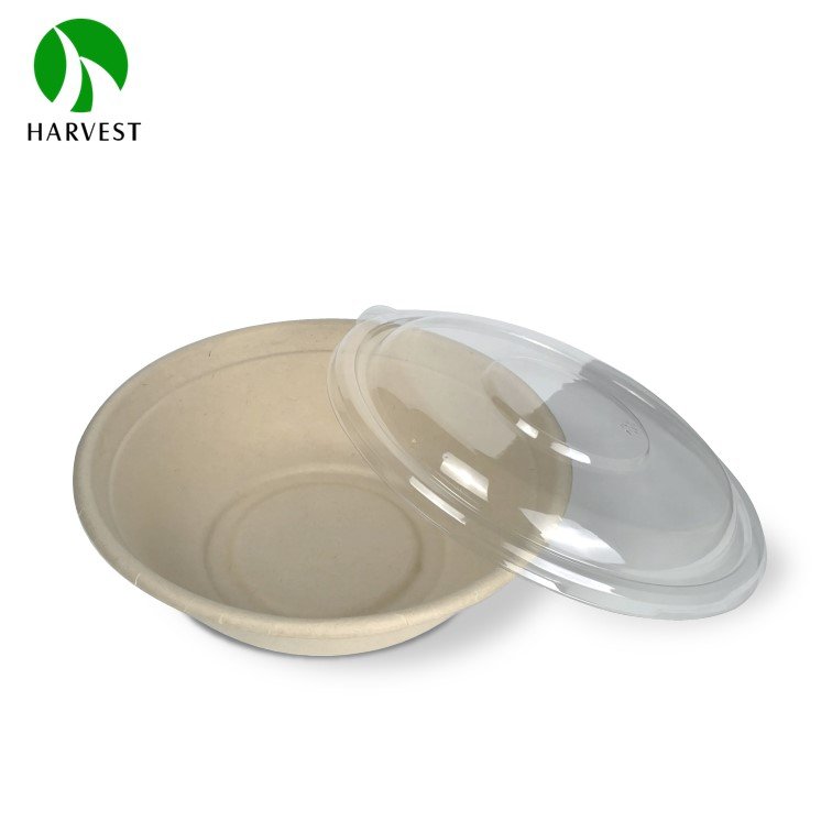24 Oz Biodegradable Disposable Take Away Microwave Paper Food Container Bowl
