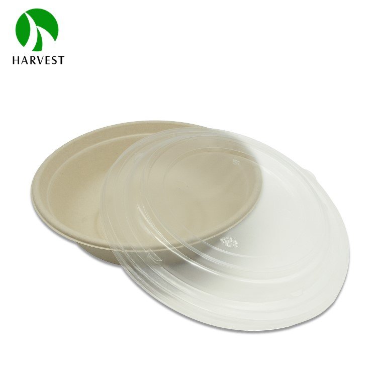 24 Oz Biodegradable Disposable Take Away Microwave Paper Food Container Bowl
