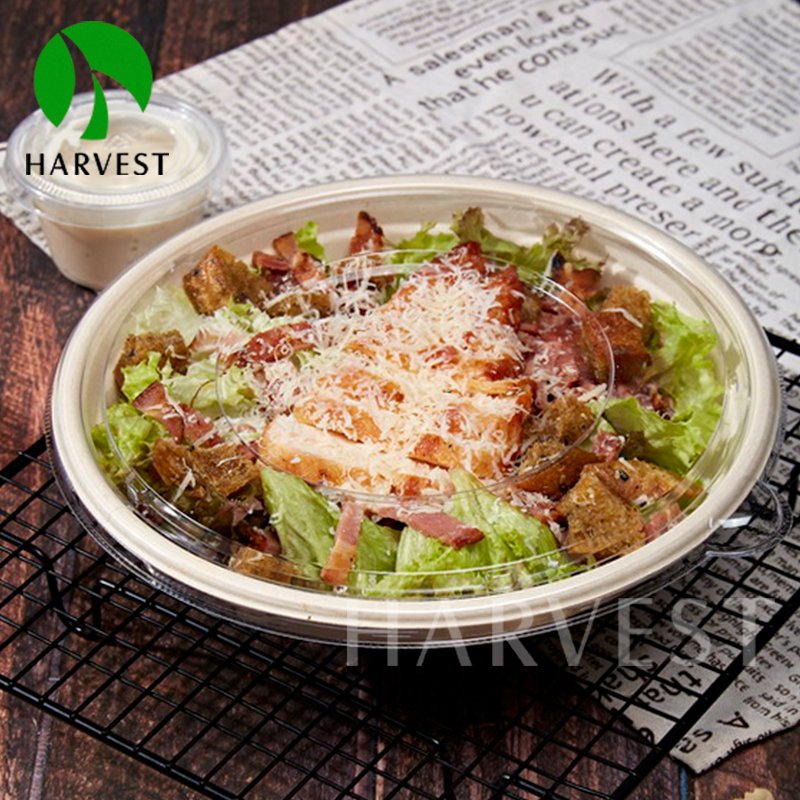 24 Oz Biodegradable Disposable Take Away Microwave Paper Food Container Bowl