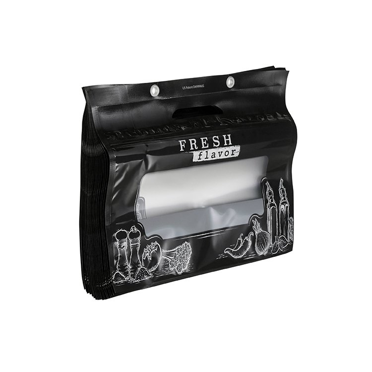 Custom biodegradable pla eco zipper microwavable plastic whole fresh hot grill roasted chicken packing frozen food packaging bag