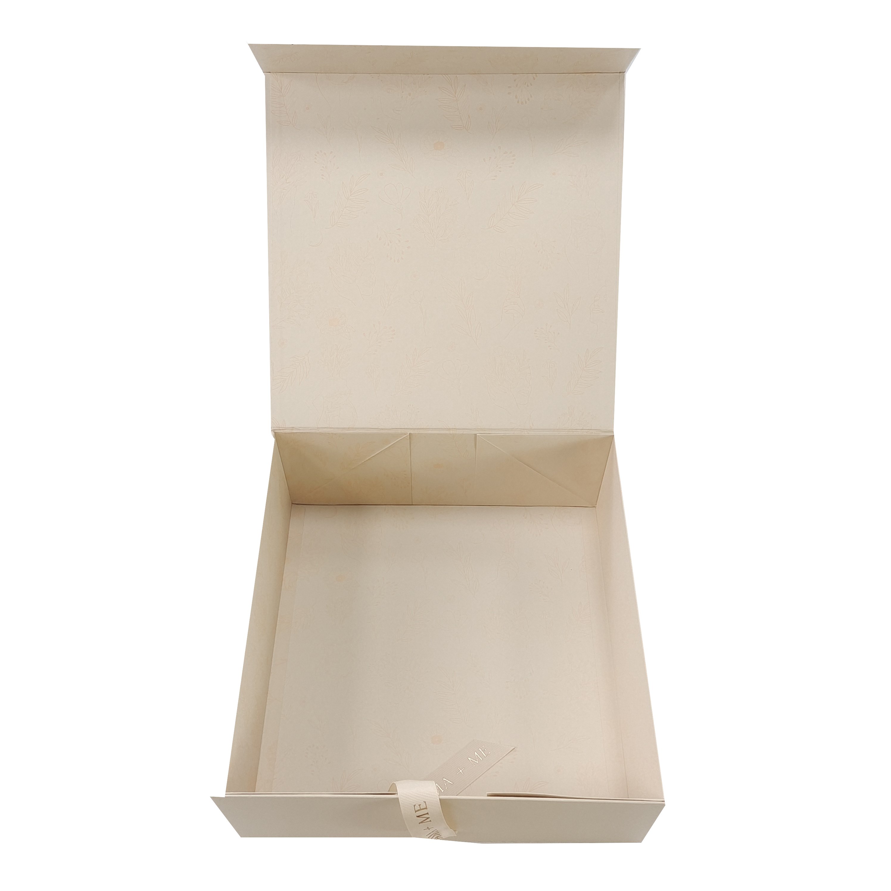 HENGXING Luxury Large Magnetic Folding Gift Box Ribbon Closures Clothing packaging Collapsible Gift Boxes