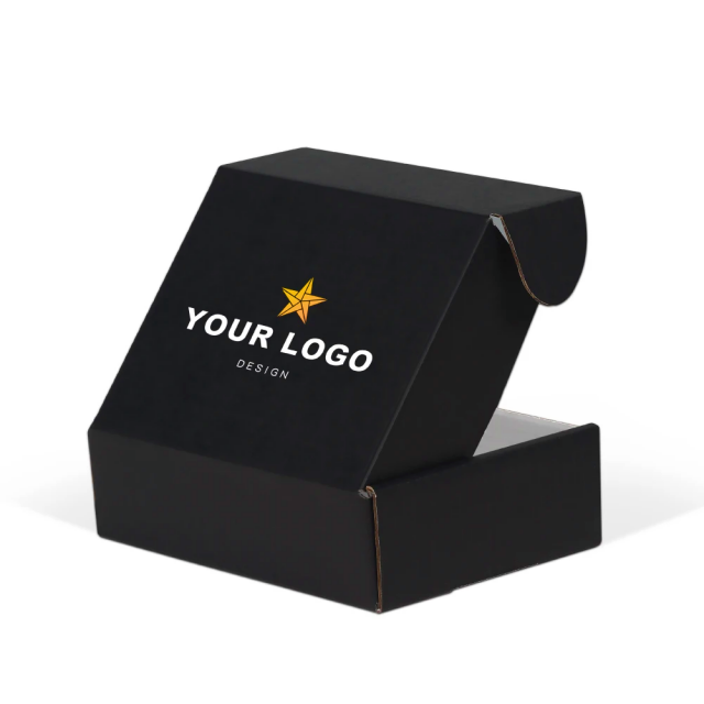 Customized corrugated cosmetics skincare products gift paper boxes wholesale shipping transportation packaging paper boxes