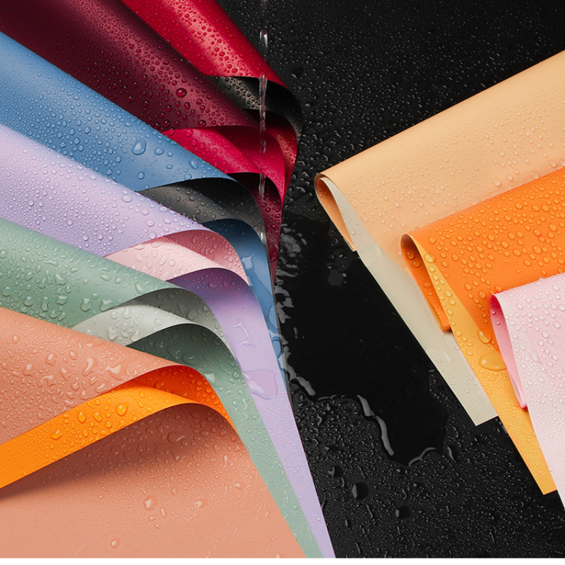 Gift Specific Packaging Solid Color Waterproof Wrapping Paper Fashion Bouquet Thickening High-quality Packaging Paper 56x56cm