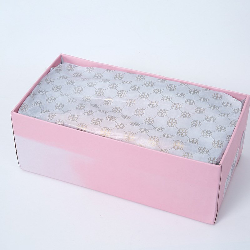Custom Logo Printed wholesale gift packaging shoe pack paper thin tissue wrapping paper sheets silk paper