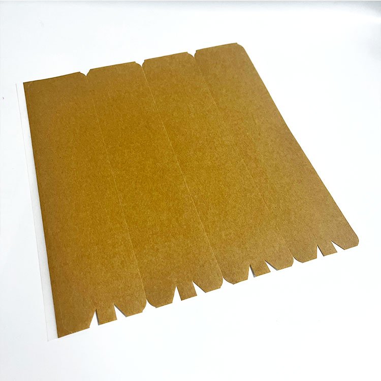 With easy tear strip Self adhesive kraft paper sealing tape custom