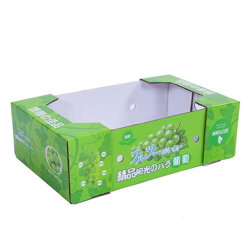 Hot Selling Grape Packaging boxes Portable Gift Box Sunshine Rose Grape Carton Factory Customization Grapes Packing Boxes